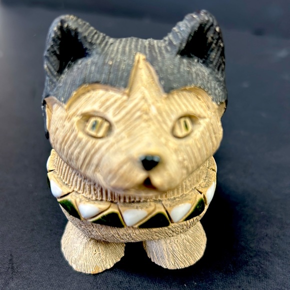 Vintage retired ARTESANIA RINCONADA hand made Husky figure Made in Uru… - Picture 3 of 7